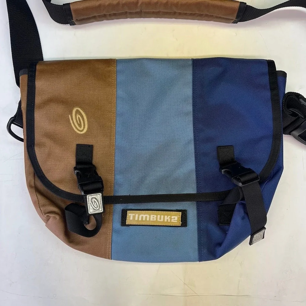 Timbuk2 Classic Messenger Bag Colorblock Ballistic Nylon Crossbody S/M
